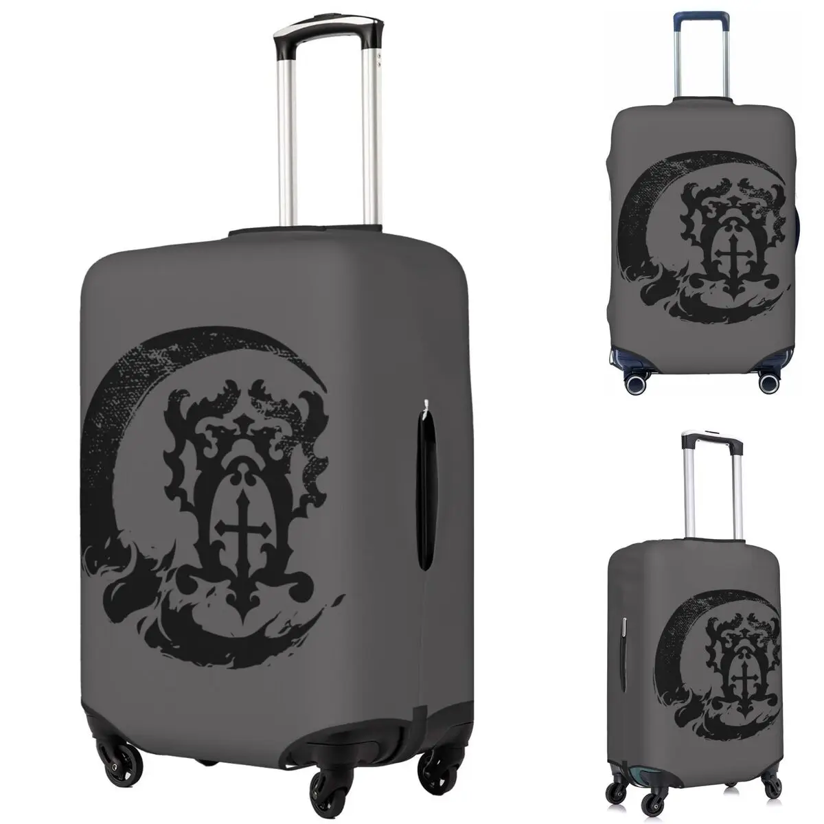 Castlevania Belmont Crest Black Suitcase Cover Protection Elastic Trip Luggage Protector Covers for 18-32 Inch
Castlevania Belmont Crest Black Suitcase Cover Protection Elastic Trip Luggage Protector Covers for 18-32 Inch