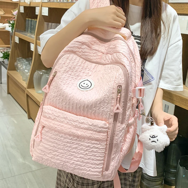 Large Capacity Multi-Pocket Female Backpack Book School Bag for Teenage Girls Boys Student Women's Travel Rucksack 2023 New
Large Capacity Multi-Pocket Female Backpack Book School Bag for Teenage Girls Boys Student Women's Travel Rucksack 2023 New