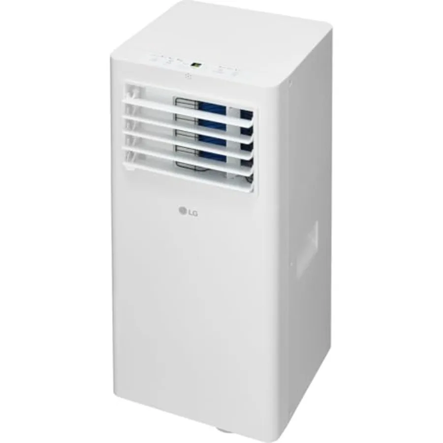 Portable air conditioner for small rooms, aluminum housing, white, 6000 BTU DOE cooling capacity, quiet operation, LCD remote,
Portable air conditioner for small rooms, aluminum housing, white, 6000 BTU DOE cooling capacity, quiet operation, LCD remote,