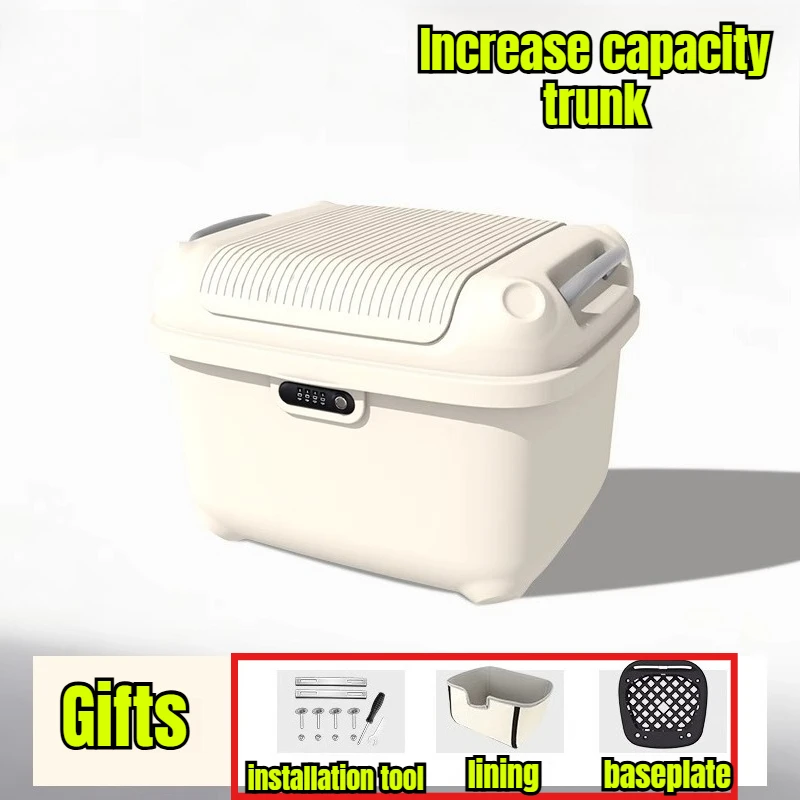 Universal Large Capacity 38L Electric Motorcycle Tail Box for E Bike Scooter motorcycle trunk box top case moto 로드글라이드
Universal Large Capacity 38L Electric Motorcycle Tail Box for E Bike Scooter motorcycle trunk box top case moto 로드글라이드