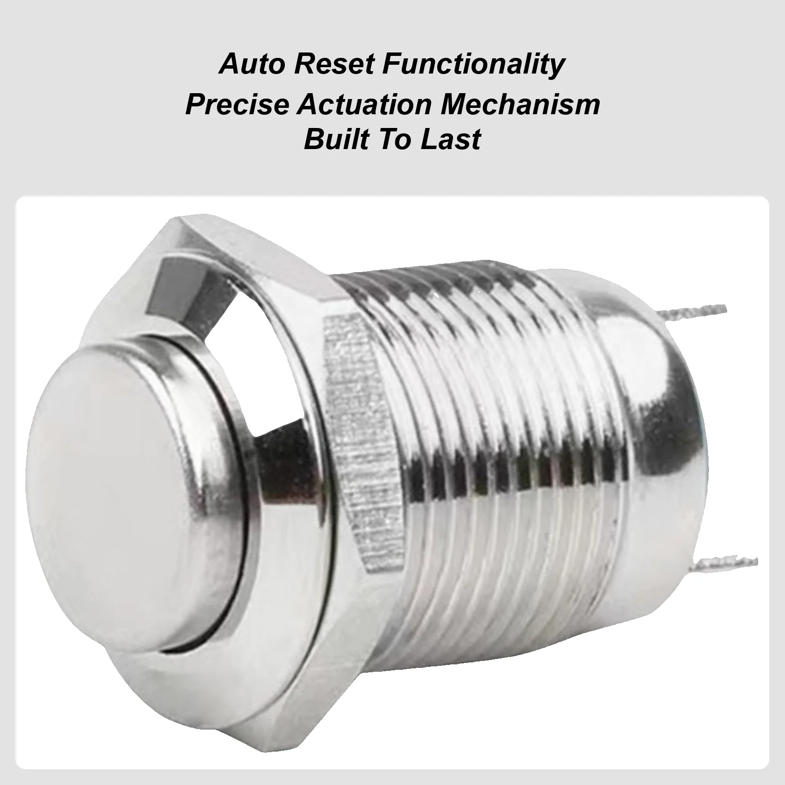 Кнопка питания 12 мм, круглая самосбросная многофункциональная металлическая мгновенная кнопка включения и выключения для домашней мастерской электроники
Кнопка питания 12 мм, круглая самосбросная многофункциональная металлическая мгновенная кнопка включения и выключения для домашней мастерской электроники