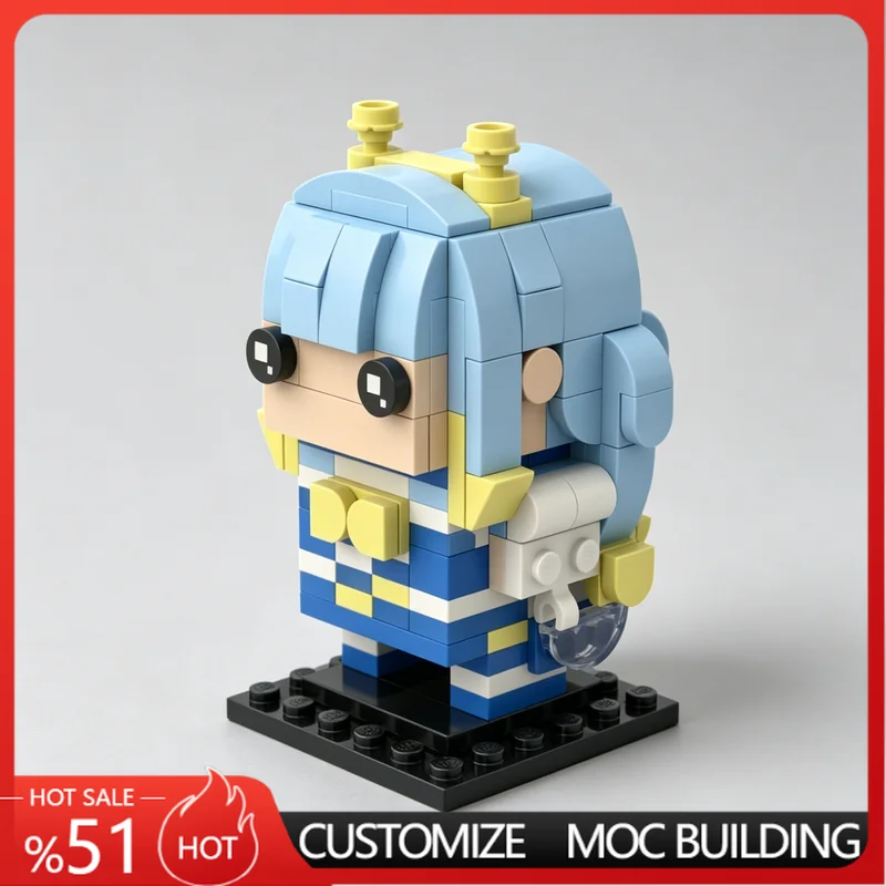 193 Parts Jelly Virtual Idol Character Customize Creative MOC Building Blocks DIY Assembly Educational Popular Toy For Display
193 Parts Jelly Virtual Idol Character Customize Creative MOC Building Blocks DIY Assembly Educational Popular Toy For Display