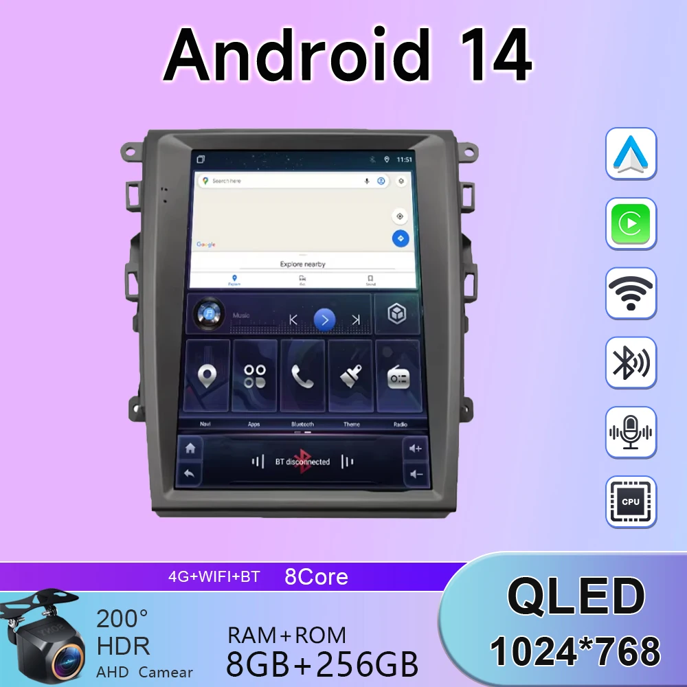 Беспроводное автомобильное радио Android 14 для Ford Mondeo Fusion MK 5 2013-2018 WIFI GPS-навигация Мультимедийный видеоплеер без 2din DVD
Беспроводное автомобильное радио Android 14 для Ford Mondeo Fusion MK 5 2013-2018 WIFI GPS-навигация Мультимедийный видеоплеер без 2din DVD