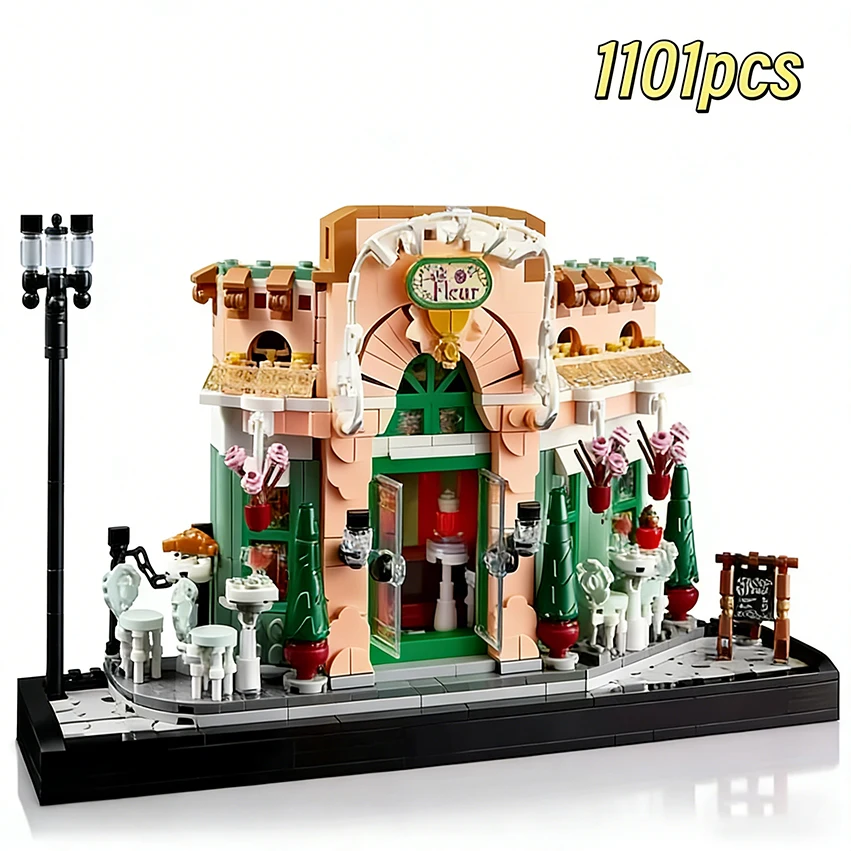2026 1101Pcs New product city street view series French cafe children's educational assembly toys boys and girls gifts
2026 1101Pcs New product city street view series French cafe children's educational assembly toys boys and girls gifts