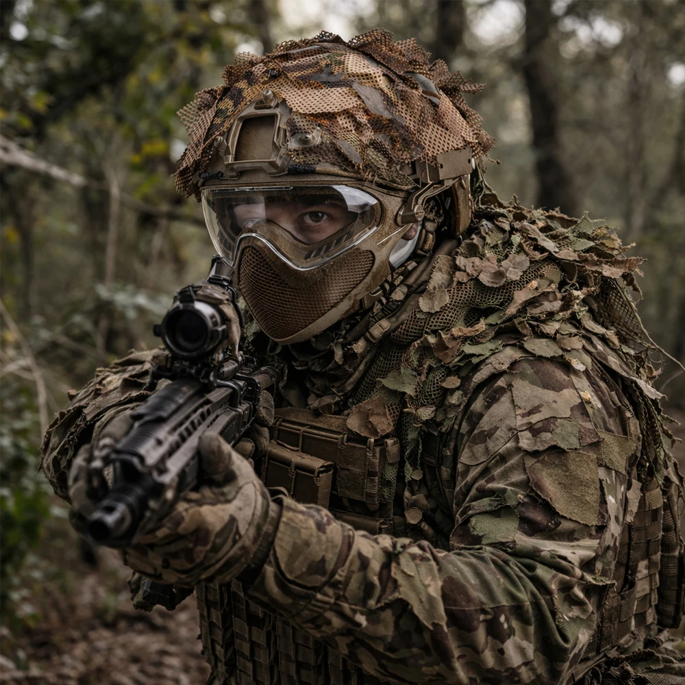 Tactical Full Face Helmet Set FAST PJ Helmet with Helmet Cover Mask Goggles for Hunting Airsoft Paintball Combat Protection Gear
Tactical Full Face Helmet Set FAST PJ Helmet with Helmet Cover Mask Goggles for Hunting Airsoft Paintball Combat Protection Gear