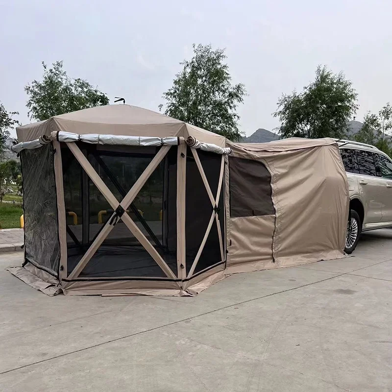 210D Suv Tailgate Tent Custom SUV Car Rear Tent Outdoor Pop Up Camping Suv Trunk Tent
210D Suv Tailgate Tent Custom SUV Car Rear Tent Outdoor Pop Up Camping Suv Trunk Tent