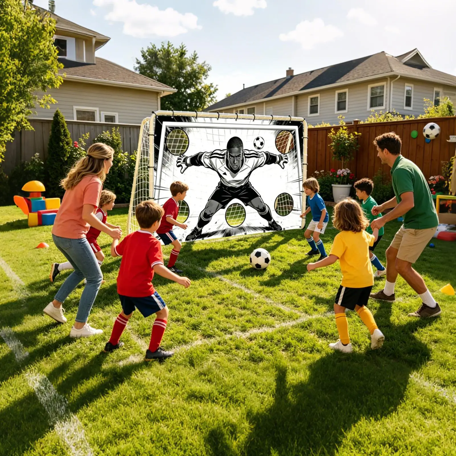 Football Training Equipment Interactive Soccer Toss Netting Football Target For Kids Teens Adults Women School Home Lawn Course
Football Training Equipment Interactive Soccer Toss Netting Football Target For Kids Teens Adults Women School Home Lawn Course