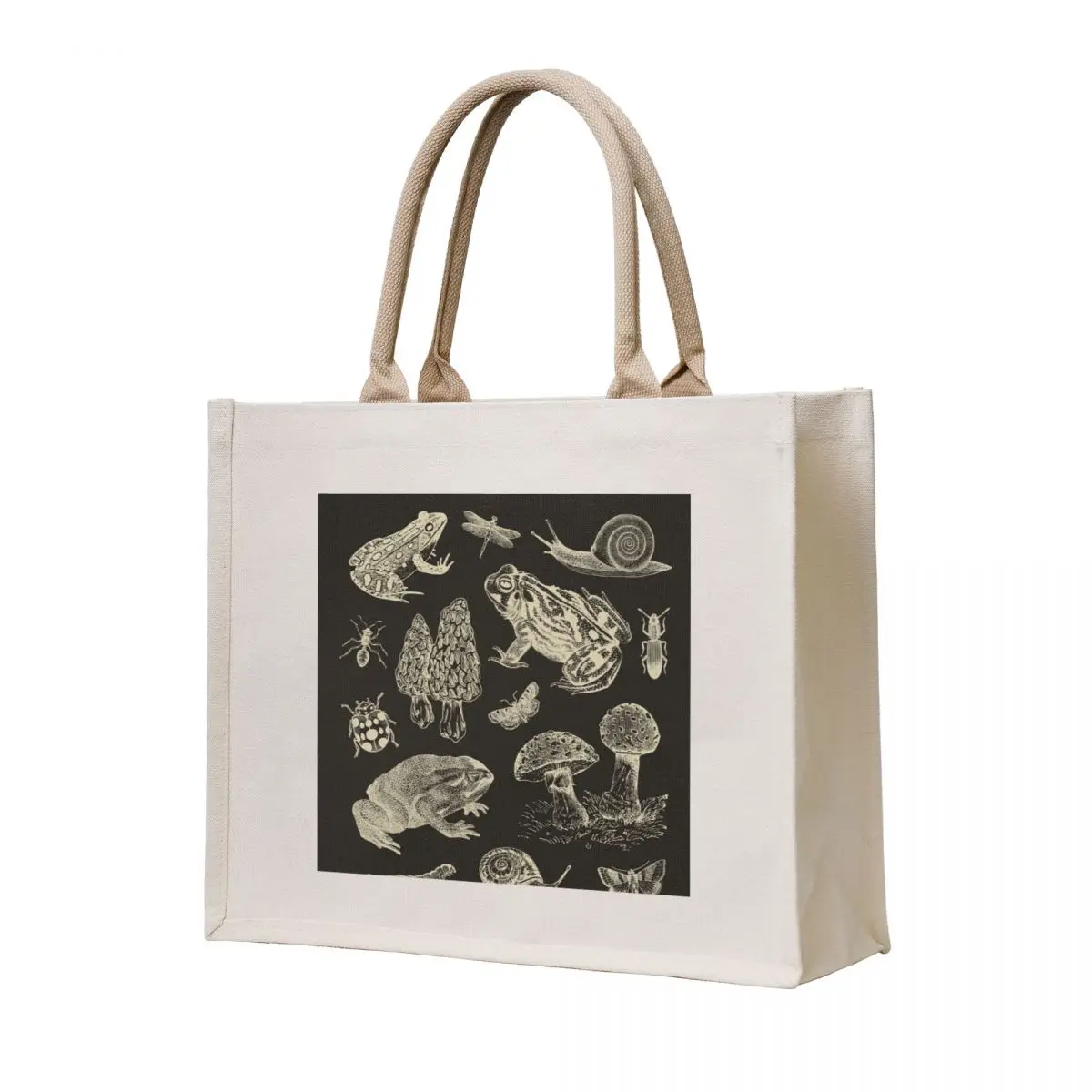 Goblincore Vintage Biology: Nature Lover's Collection of Frog, Mushroom, Snail, and Moth Insects for Science and Natura Tote Bag
Goblincore Vintage Biology: Nature Lover's Collection of Frog, Mushroom, Snail, and Moth Insects for Science and Natura Tote Bag