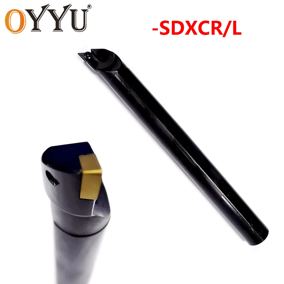 OYYU Internal Tool Holder Lathe CNC Cutting Tool Cutter Bar S08K S10K S12M S16Q S20R S25S SDXCR07 SDXCR11 use DCMT070204 Inserts
OYYU Internal Tool Holder Lathe CNC Cutting Tool Cutter Bar S08K S10K S12M S16Q S20R S25S SDXCR07 SDXCR11 use DCMT070204 Inserts