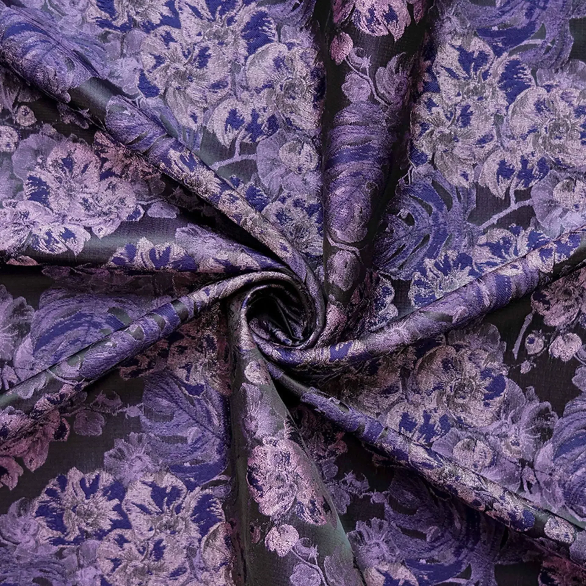 Leaf Pattern Black Purple Jacquard Fabric Retro Dress Skirt Bag Decorative Sewing Fabric
Leaf Pattern Black Purple Jacquard Fabric Retro Dress Skirt Bag Decorative Sewing Fabric