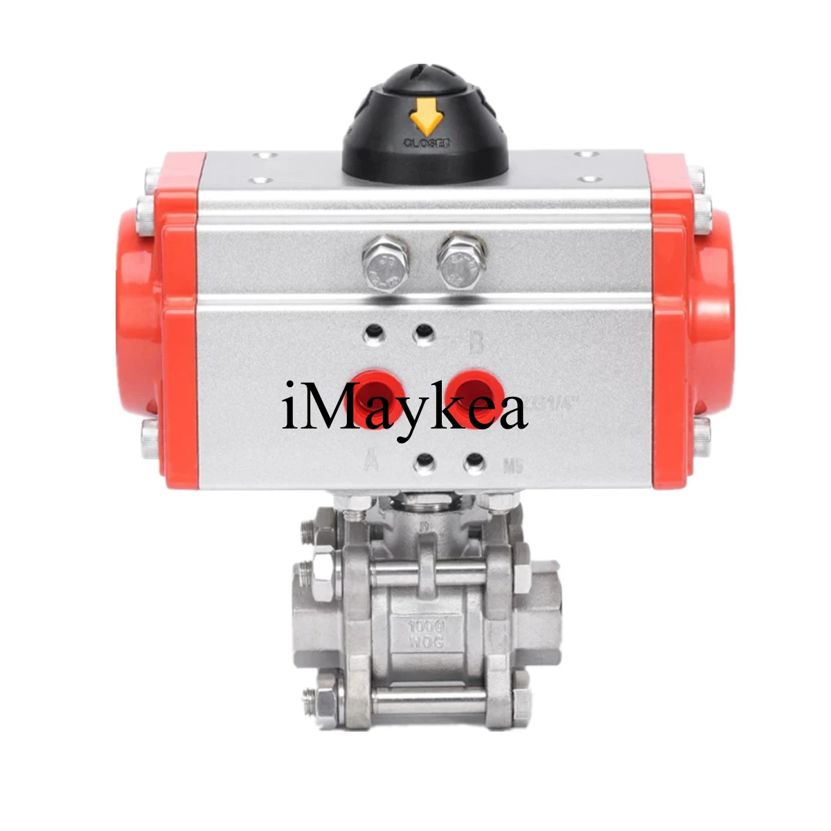 1/4",3/8",1/2"3/4",1" Stainless Steel 304,316 BSP Female Thread Pneumatic Three Piece Ball Valve Double Acting
1/4",3/8",1/2"3/4",1" Stainless Steel 304,316 BSP Female Thread Pneumatic Three Piece Ball Valve Double Acting