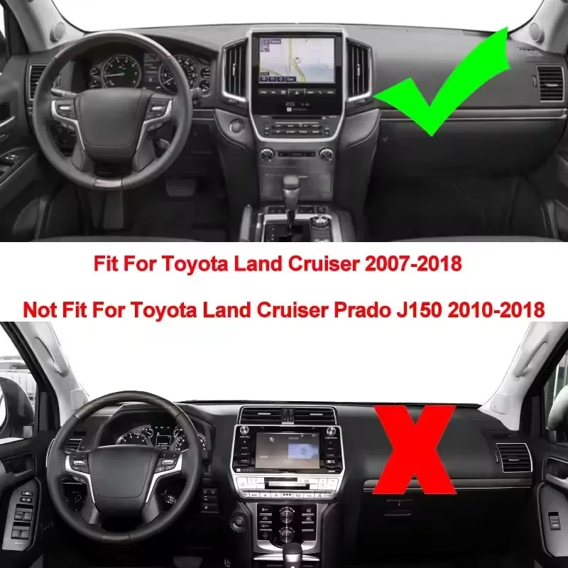 for Toyota Land Cruiser J200 2008-2019 Car Dashboard Cover Dashmat Non‑Slip Protective Dash Mat Pad Auto Accessories
for Toyota Land Cruiser J200 2008-2019 Car Dashboard Cover Dashmat Non‑Slip Protective Dash Mat Pad Auto Accessories