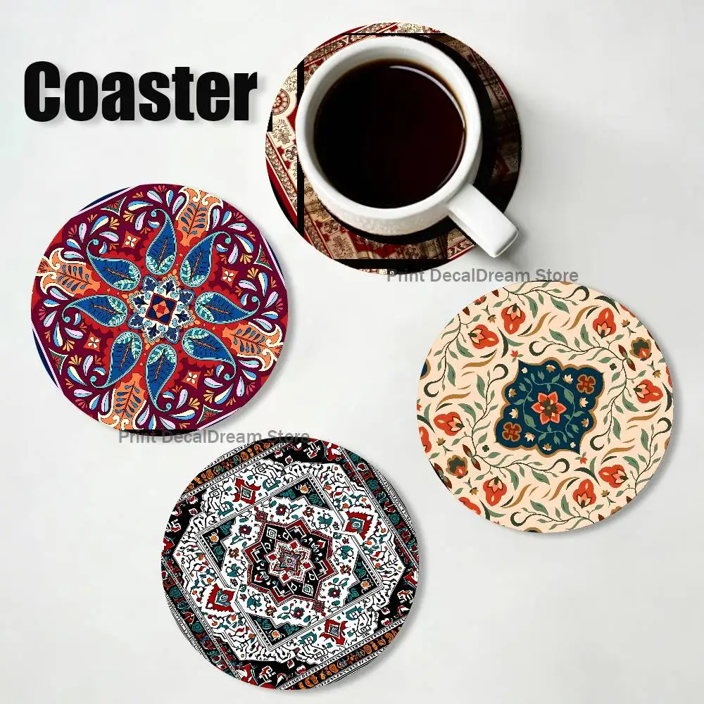 Persian Carpet Floral Pattern Round Coaster Non-slip table mat Insulated Coasters Kitchen Dining Room Tabletop Decor
Persian Carpet Floral Pattern Round Coaster Non-slip table mat Insulated Coasters Kitchen Dining Room Tabletop Decor