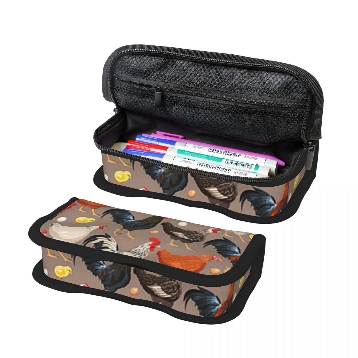 Chicken Animal Chicken Theme Pencil Case for Boys Girls School Pen Box Pencil Bag Stationery Supplies Pen Holder Bag
Chicken Animal Chicken Theme Pencil Case for Boys Girls School Pen Box Pencil Bag Stationery Supplies Pen Holder Bag