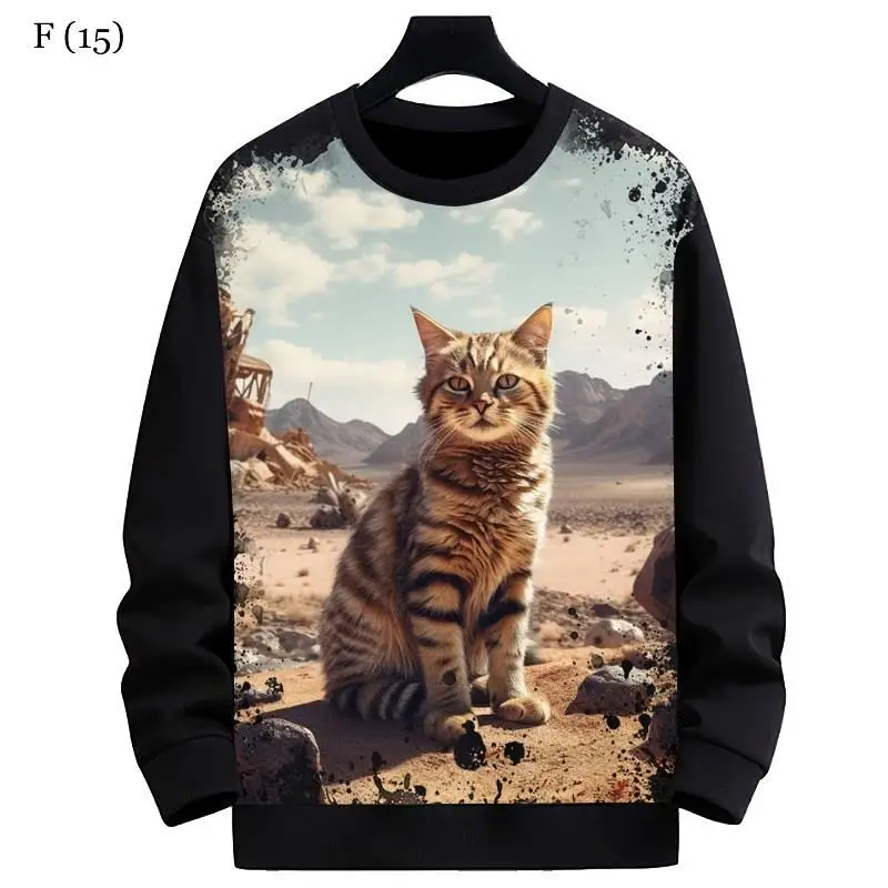 Trendy Patterned Fleece Lined round Neck Sweatshirt Digital Fashion Outerwear for Women Warm Comfortable Polyester Fiber
Trendy Patterned Fleece Lined round Neck Sweatshirt Digital Fashion Outerwear for Women Warm Comfortable Polyester Fiber