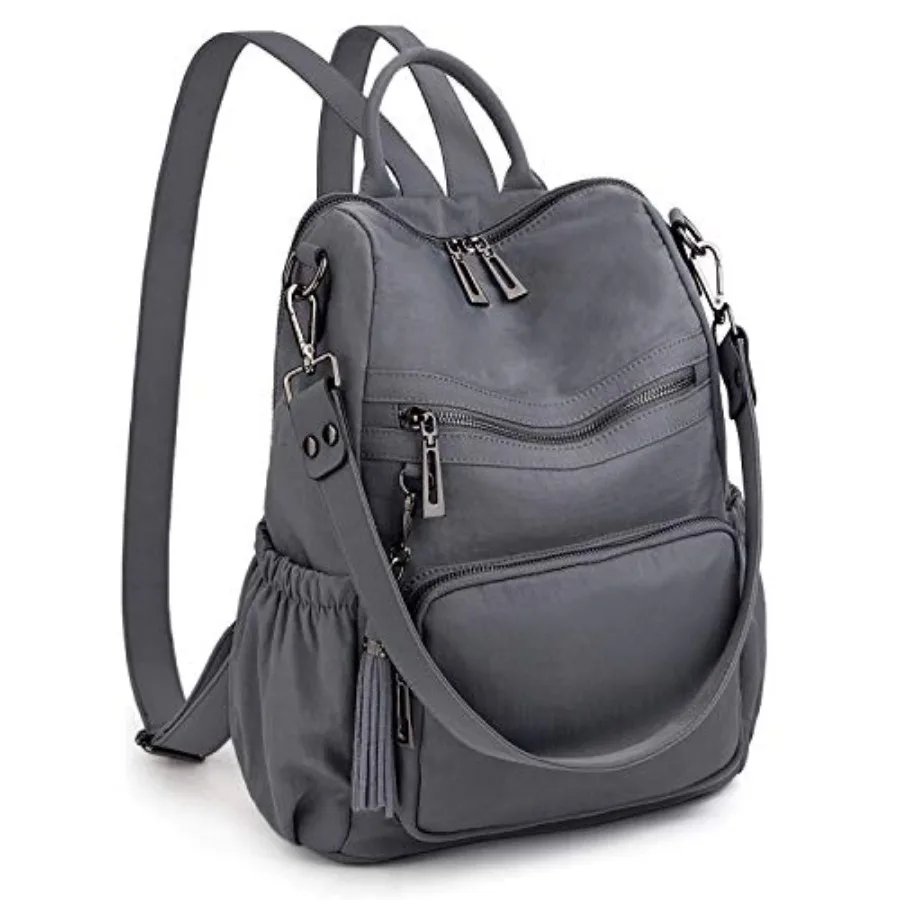 UTO Women Backpack Purse Leather Vegan Ladies Fashion Designer Rucksack Convertible Travel Shoulder Bag with Tassel
UTO Women Backpack Purse Leather Vegan Ladies Fashion Designer Rucksack Convertible Travel Shoulder Bag with Tassel