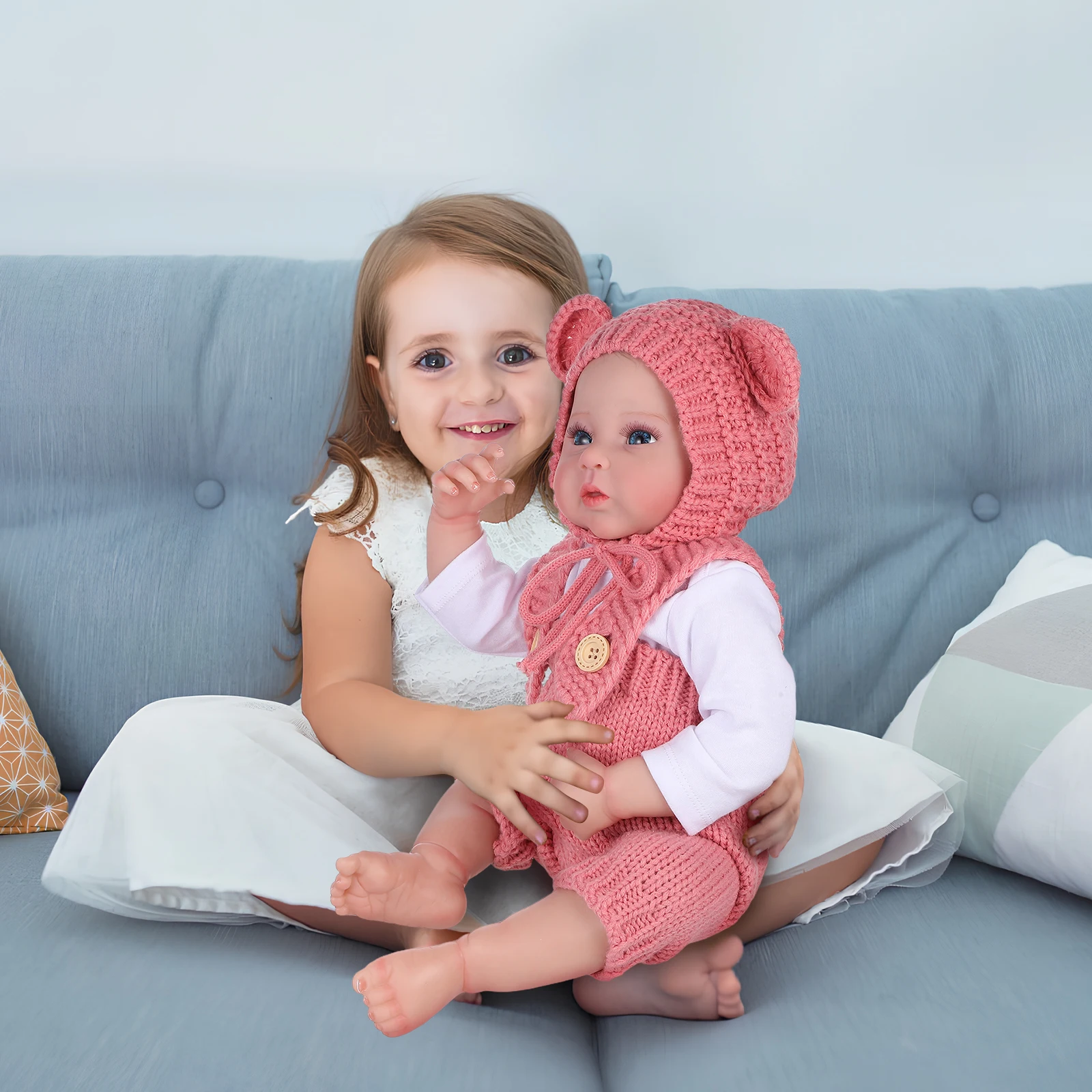 Lifelike Baby Boy Soft Vinyl Realistic Newborn Infant Playtime Companion Feeding Kit Outfit Babydoll for Kids Soft Baby
Lifelike Baby Boy Soft Vinyl Realistic Newborn Infant Playtime Companion Feeding Kit Outfit Babydoll for Kids Soft Baby