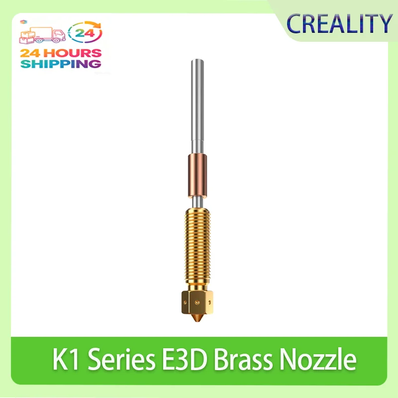 Creality K1 Series Nozzle E3D Brass High Flow Nozzle 0.4mm/0.6mm/0.8mm Nozzle for K1/K1 Max/K1C/K1 SE/Ender-3 V3/Ender-3 V3 Plus
Creality K1 Series Nozzle E3D Brass High Flow Nozzle 0.4mm/0.6mm/0.8mm Nozzle for K1/K1 Max/K1C/K1 SE/Ender-3 V3/Ender-3 V3 Plus