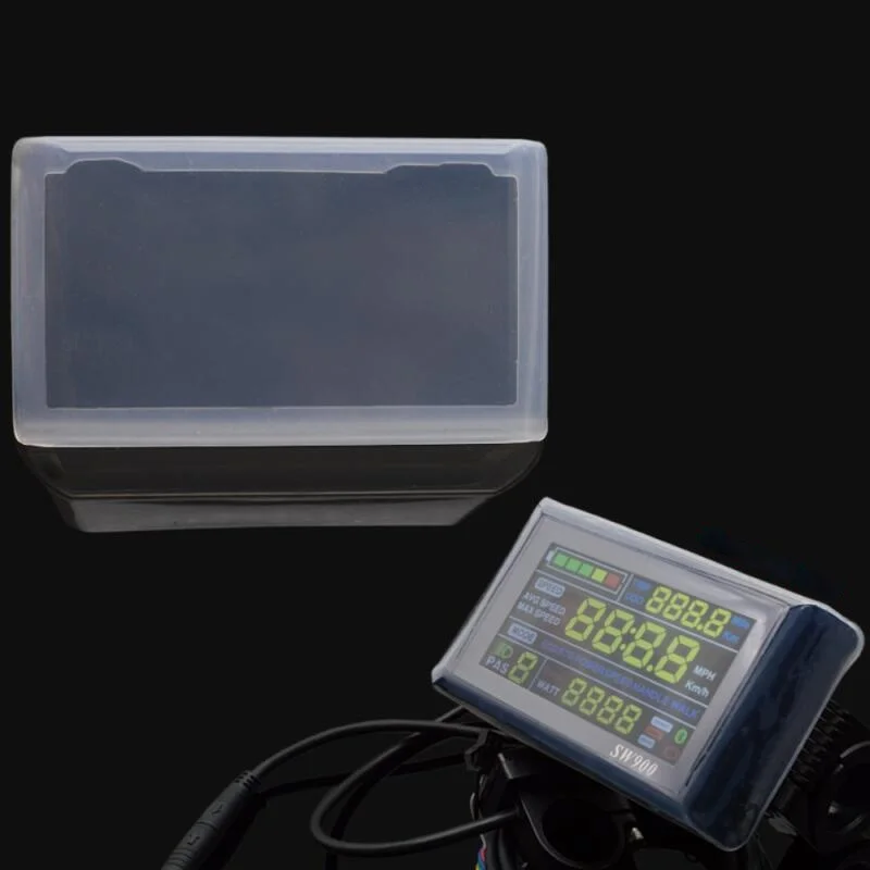SW900 Ebike Display Cover, Transparent Silicone Case Dustproof Rainproof Instrument Protective Cover for SW900 Electric Bicycle
SW900 Ebike Display Cover, Transparent Silicone Case Dustproof Rainproof Instrument Protective Cover for SW900 Electric Bicycle