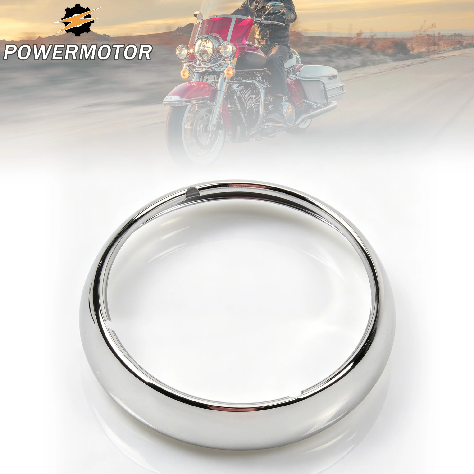 7" For Harley Motorcycle Headlight Trim Ring Chrome for Touring Road King Electra Glide Street Glide Tri Glide Motorbike Parts
7" For Harley Motorcycle Headlight Trim Ring Chrome for Touring Road King Electra Glide Street Glide Tri Glide Motorbike Parts