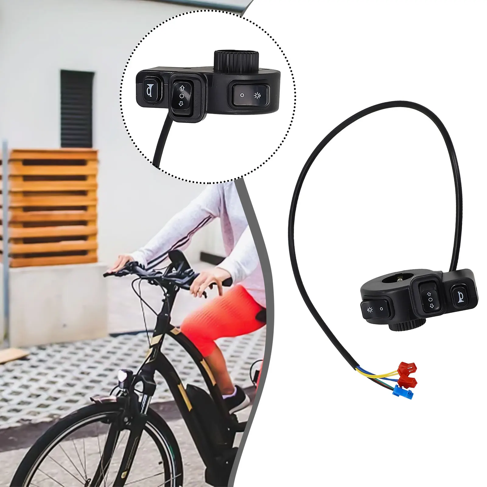 E-bike Handlebar Switch Turn Signal Lights Conversion Switches E-Scooter For ATV Motorcycle Handlebar Switch Accessories
E-bike Handlebar Switch Turn Signal Lights Conversion Switches E-Scooter For ATV Motorcycle Handlebar Switch Accessories