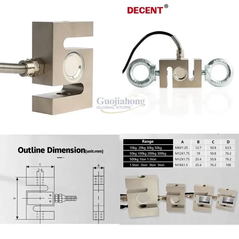 2026 HOT S type load cell S beam tension pressure sensor and compression load sensor C3 for hopper scales
2026 HOT S type load cell S beam tension pressure sensor and compression load sensor C3 for hopper scales