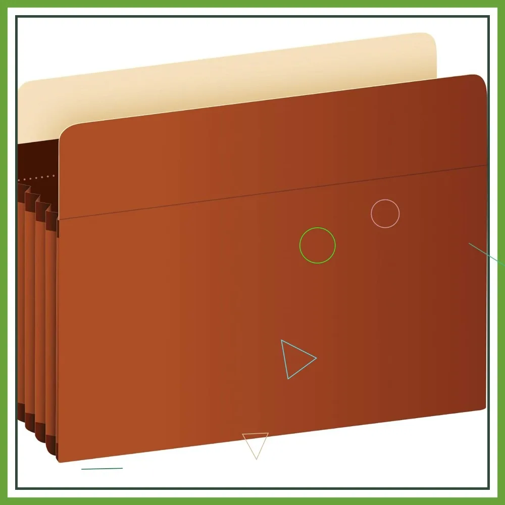 Expanding Accordion File Pockets, Extra Durable, Legal Size, 10-Pack, Brown
Expanding Accordion File Pockets, Extra Durable, Legal Size, 10-Pack, Brown