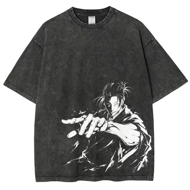 Anime Jujutsu Kaisen Gojo Satoru T-Shirt Washed Men Women 100% Cotton Harajuku T-Shirt Ryomen Sukuna Retro for Men Women Top Tee
Anime Jujutsu Kaisen Gojo Satoru T-Shirt Washed Men Women 100% Cotton Harajuku T-Shirt Ryomen Sukuna Retro for Men Women Top Tee