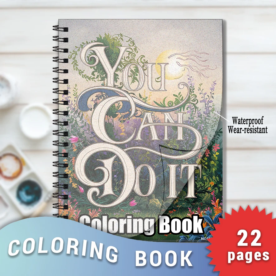 Inspirational Quotes Adult Coloring Book - 8.3x 11.2 Inch 22 Page Coloring Book - Helps Reduce Stress and Ease Emotions
Inspirational Quotes Adult Coloring Book - 8.3x 11.2 Inch 22 Page Coloring Book - Helps Reduce Stress and Ease Emotions