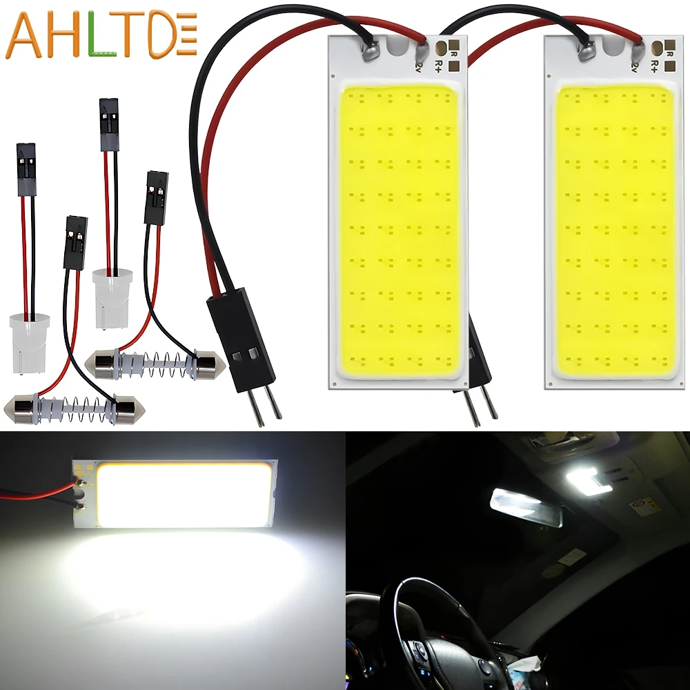 2pcs White W5W Cob 36SMD Car Led Panel Reverse Lamp Auto Door Map Reading Backup Dome Festoon Interior Signal Light Modification
2pcs White W5W Cob 36SMD Car Led Panel Reverse Lamp Auto Door Map Reading Backup Dome Festoon Interior Signal Light Modification