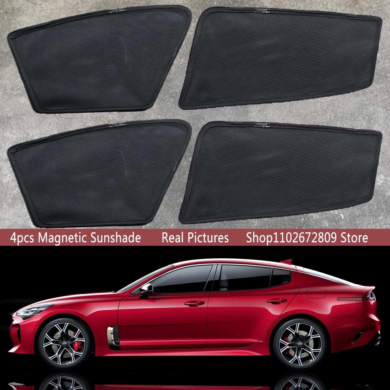 Magnetic Car Sunshade Shield Front Windshield Frame Curtain Sun Shades For Kia Stinger GT GT2 2017 - 2026 2023 2022 Accessories
Magnetic Car Sunshade Shield Front Windshield Frame Curtain Sun Shades For Kia Stinger GT GT2 2017 - 2026 2023 2022 Accessories