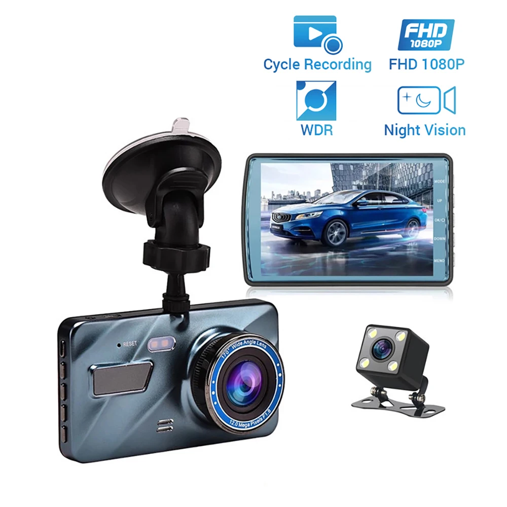 Car DVR Full HD 1080P Dash Cam Rear View Vehicle Camera Drive Video Recorder Night Vision Black Box Auto Dashcam Car Accessories
Car DVR Full HD 1080P Dash Cam Rear View Vehicle Camera Drive Video Recorder Night Vision Black Box Auto Dashcam Car Accessories