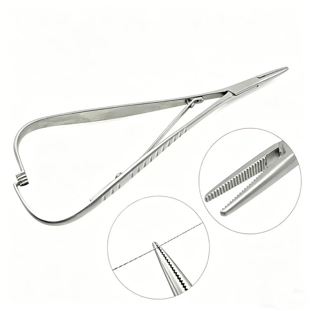 Complete Orthodontic Tool Set with Elastic Holder Mathieu Forceps Fine Beak Pliers for Braces
Complete Orthodontic Tool Set with Elastic Holder Mathieu Forceps Fine Beak Pliers for Braces