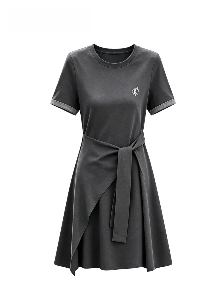 Summer Short Sleeve Dress Women's plus Size College Style Patchwork Meat Covering Dresses Korean A-Line Cotton Blend Skirts
Summer Short Sleeve Dress Women's plus Size College Style Patchwork Meat Covering Dresses Korean A-Line Cotton Blend Skirts