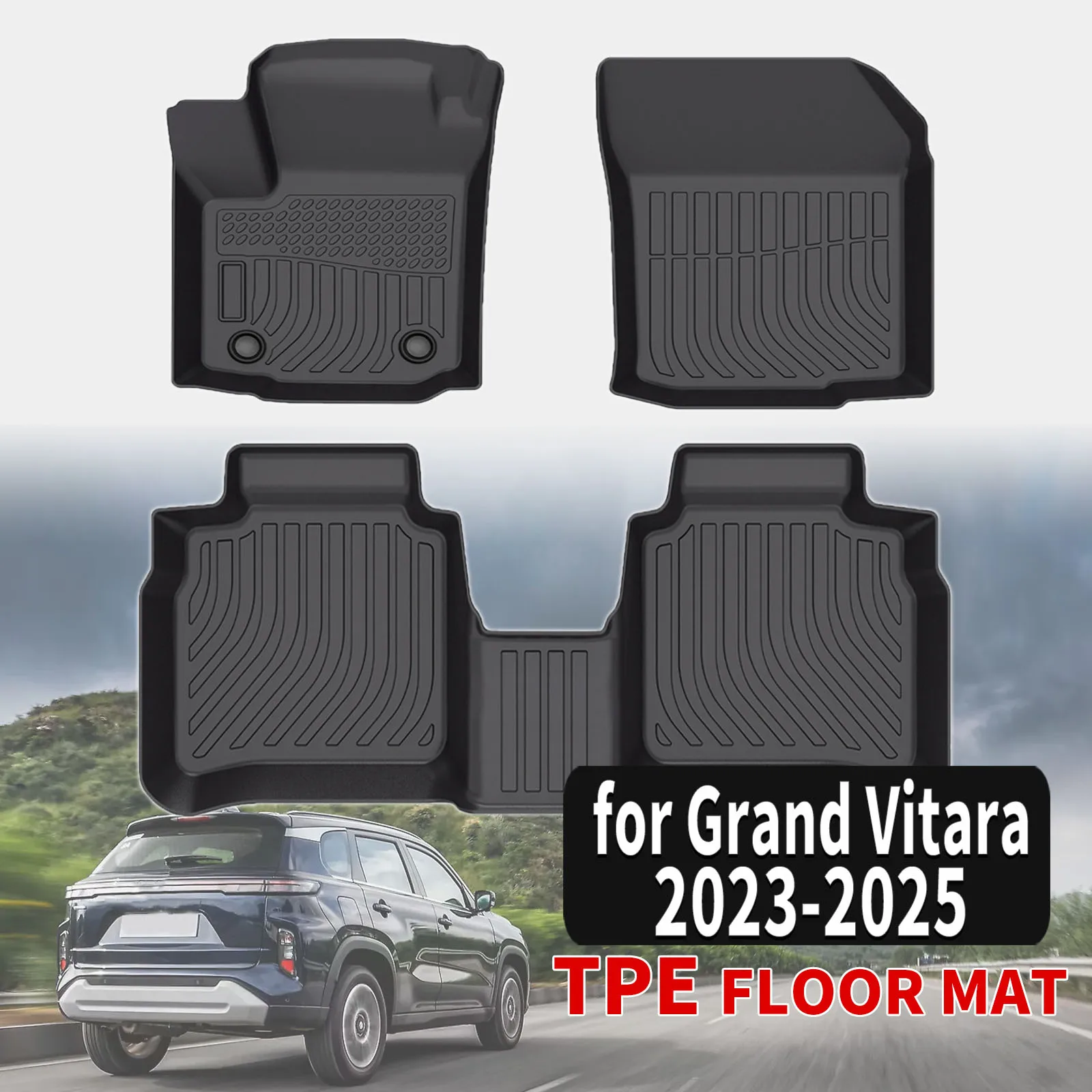 for Suzuki Grand Vitara 2025 2024 2023 3D Maxpider Style TPE Floor Mats Full Coverage Heavy Duty All Weather Accessories
for Suzuki Grand Vitara 2025 2024 2023 3D Maxpider Style TPE Floor Mats Full Coverage Heavy Duty All Weather Accessories