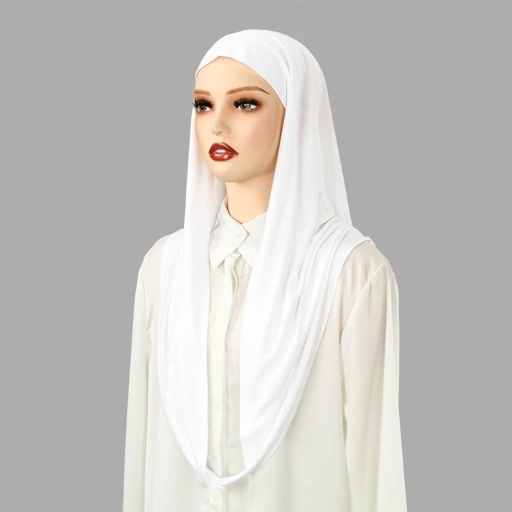 Classic Modal Jersey Instant Hijab Cotton Stretch Wrap-Around Neck Under scarf Solid Color Breathable Headscarf for Women
Classic Modal Jersey Instant Hijab Cotton Stretch Wrap-Around Neck Under scarf Solid Color Breathable Headscarf for Women