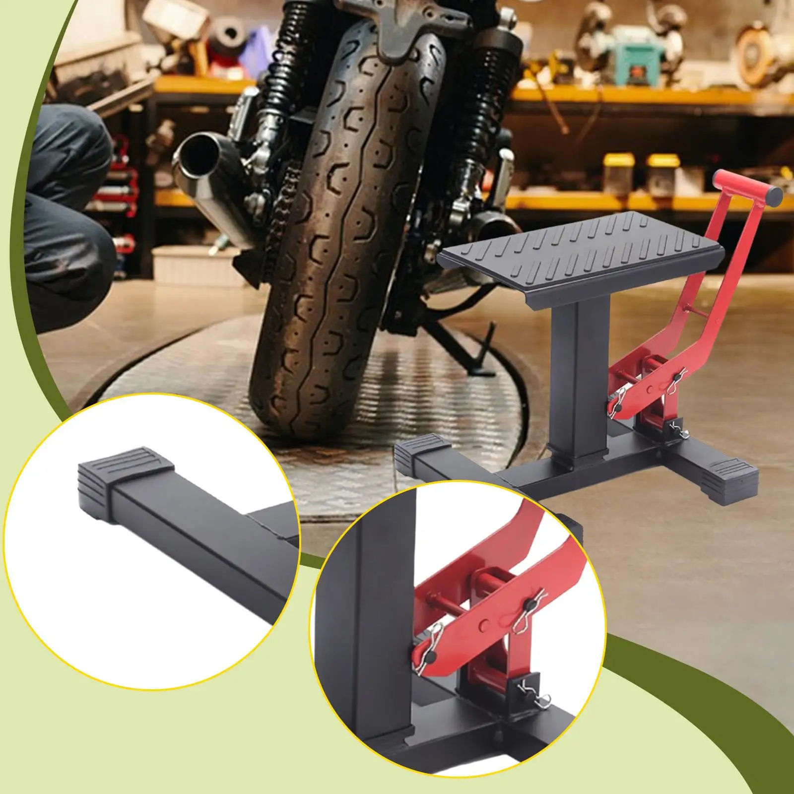 Motorcycle Lift Stand Table Rack Heavy Duty Maintenance Portable Center Jack
Motorcycle Lift Stand Table Rack Heavy Duty Maintenance Portable Center Jack