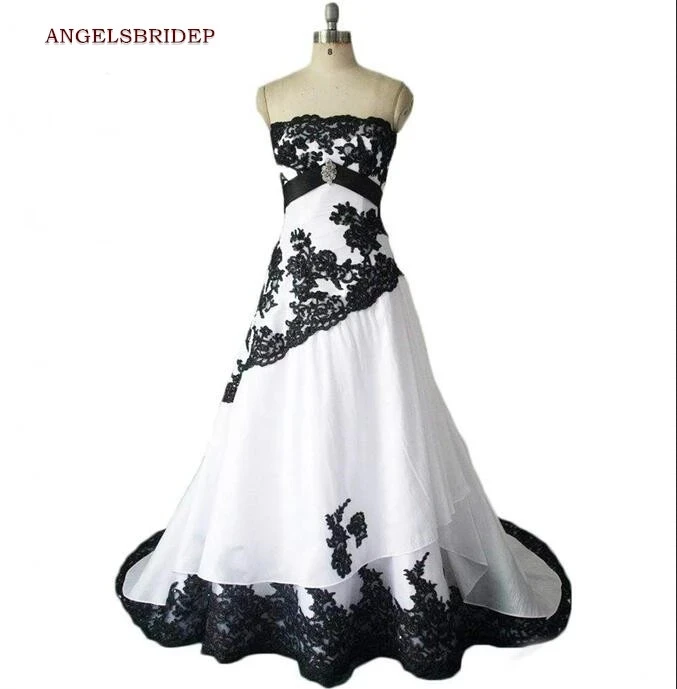 ANGELSBRIDEP бальное платье с вырезом лодочкой Свадебные платья Robe De Mariee модное черное платье невесты из тафты с аппликацией свадебное платье
ANGELSBRIDEP бальное платье с вырезом лодочкой Свадебные платья Robe De Mariee модное черное платье невесты из тафты с аппликацией свадебное платье