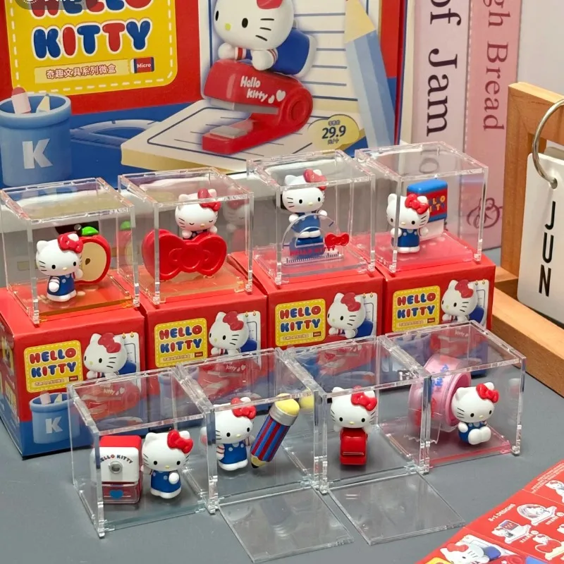 Sanrio Hello Kitty Blind Box Toys Micro Stationery Box Series Kitty Stapler Protractor Pencil Sharpener Doll Toys Kids Gifts
Sanrio Hello Kitty Blind Box Toys Micro Stationery Box Series Kitty Stapler Protractor Pencil Sharpener Doll Toys Kids Gifts