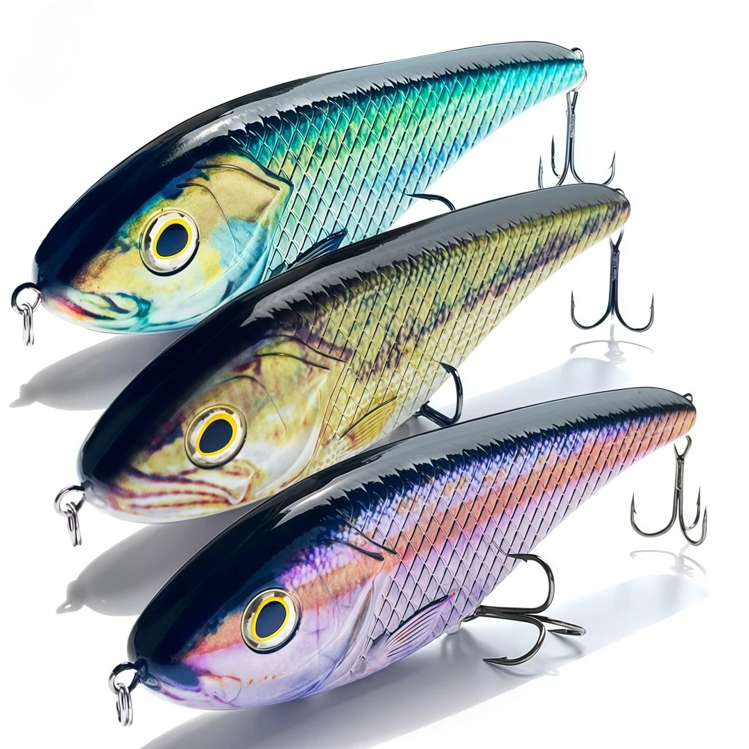 Wholesale In Stock 81g Sinking 3D Bionic Wobble Big Pike Hard Bait Long Cast Swimbait Musky All Water Big Game Fishing Tackle
Wholesale In Stock 81g Sinking 3D Bionic Wobble Big Pike Hard Bait Long Cast Swimbait Musky All Water Big Game Fishing Tackle