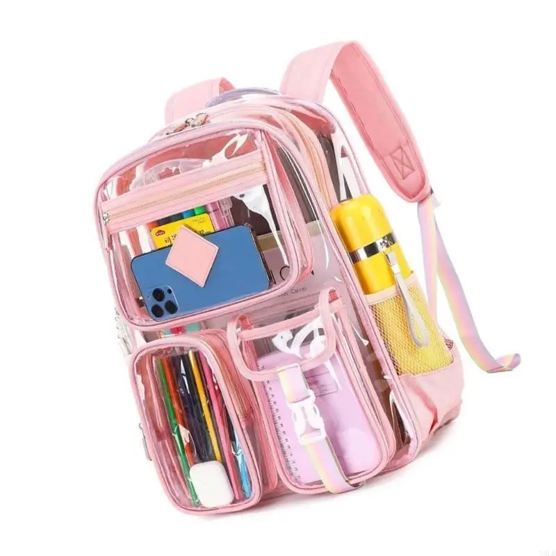 Y5LB Visual Backpacks Large Capacity Backpacks Travel Backpacks Clear Rucksack Waterproof Casual Daypacks
Y5LB Visual Backpacks Large Capacity Backpacks Travel Backpacks Clear Rucksack Waterproof Casual Daypacks