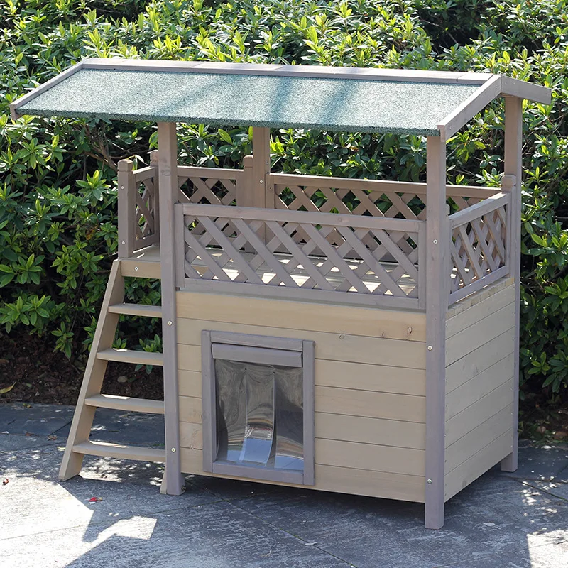 Outdoor Solid Wood Medium Small Rainproof Cat House Cat Rabbit Nest Cat House Double Floor Universal Pet House Internet ce
Outdoor Solid Wood Medium Small Rainproof Cat House Cat Rabbit Nest Cat House Double Floor Universal Pet House Internet ce