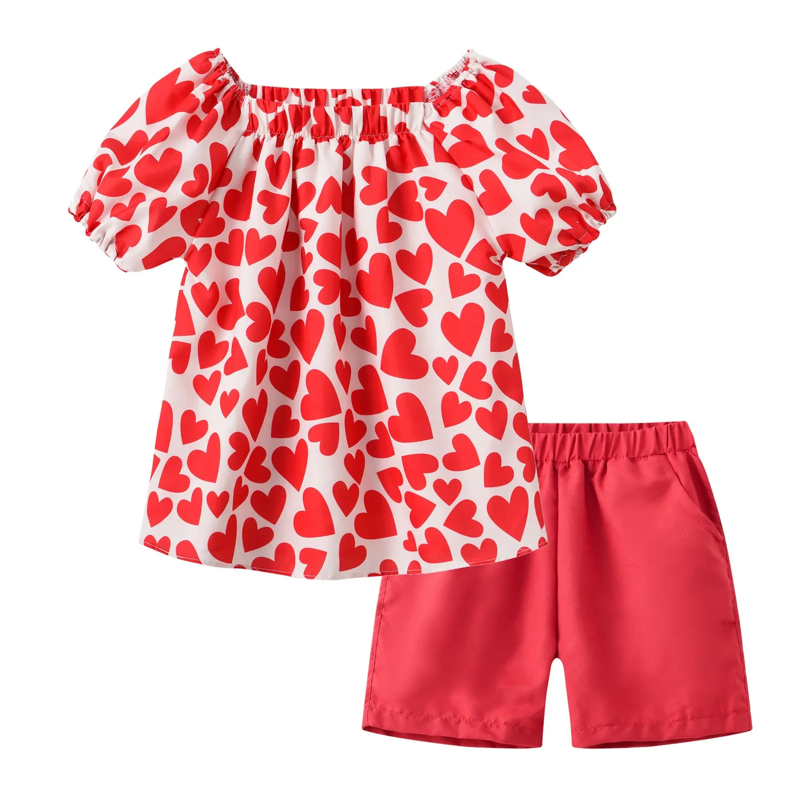 Girls Summer Thin Clothing Set Cute Princess Cartoon Floral Print Short Sleeve Top with Shorts Girl Casual Beach Clothes Outfit
Girls Summer Thin Clothing Set Cute Princess Cartoon Floral Print Short Sleeve Top with Shorts Girl Casual Beach Clothes Outfit