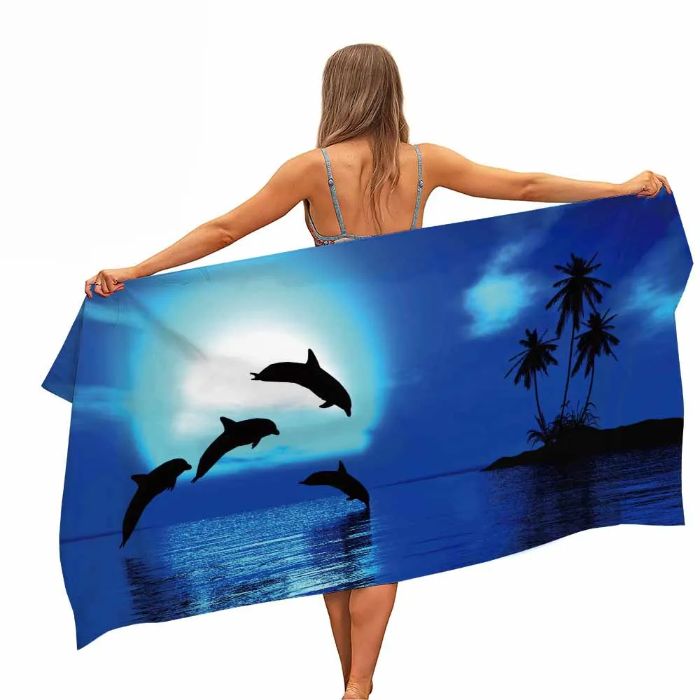 Dolphin Microfiber Pool Beach Towel Portable Quick Fast Dry Sand Outdoor Travel Swim Blanket Yoga Mat Camping Picnic Women Men
Dolphin Microfiber Pool Beach Towel Portable Quick Fast Dry Sand Outdoor Travel Swim Blanket Yoga Mat Camping Picnic Women Men