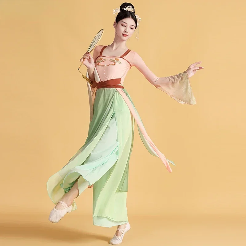 Classical Dance National Costumes Elegant Yangko Dance Wear Female Modern Dancing Costume Hanfu Clothing Yangko Practice Wear
Classical Dance National Costumes Elegant Yangko Dance Wear Female Modern Dancing Costume Hanfu Clothing Yangko Practice Wear