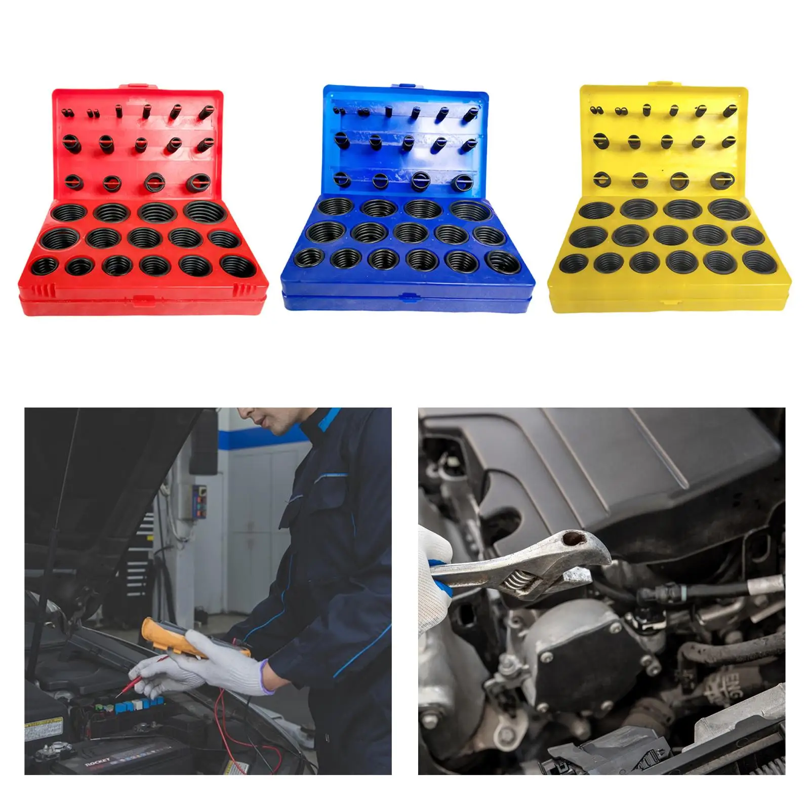 Generic Metric O Ring Assortment Kit Flexible for Hydraulic Lightweight Replace
Generic Metric O Ring Assortment Kit Flexible for Hydraulic Lightweight Replace