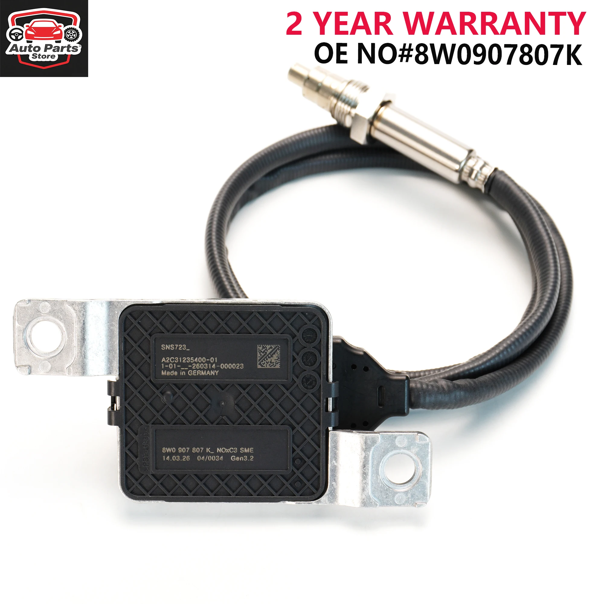 8W0907807K High Quality Nitrogen Oxide Sensor For Audi A4 B9 A5 F5 Q5 FY 2.0 TDI Diesel
8W0907807K High Quality Nitrogen Oxide Sensor For Audi A4 B9 A5 F5 Q5 FY 2.0 TDI Diesel