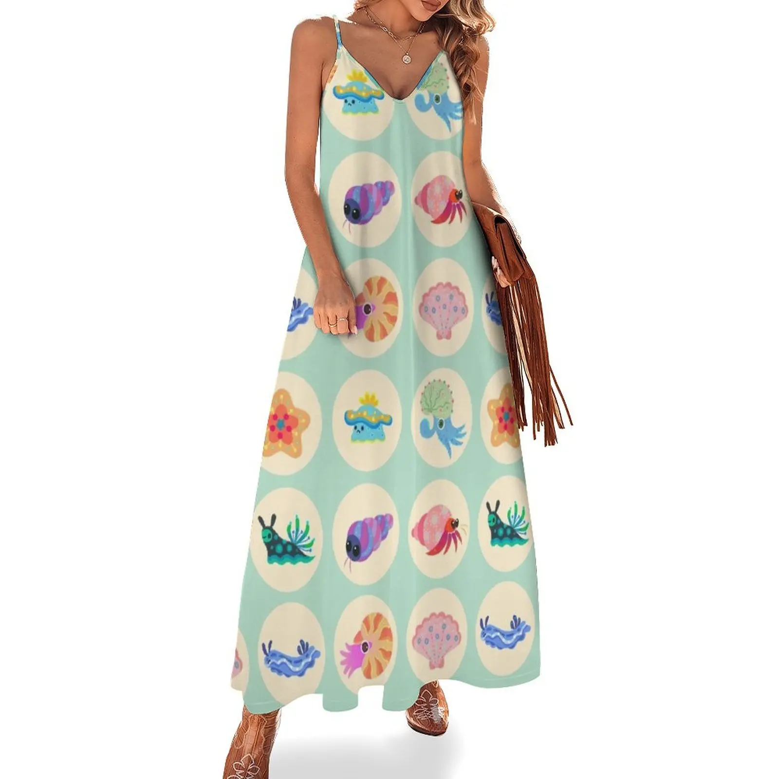 Nautilus / knife sea slug Sleeveless Dress summer women's suit Party dresses for women woman dress beach outfits for women Dress
Nautilus / knife sea slug Sleeveless Dress summer women's suit Party dresses for women woman dress beach outfits for women Dress