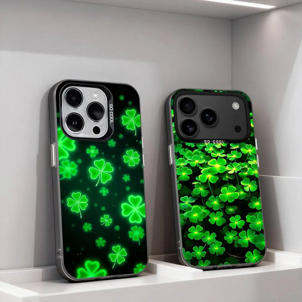 Clover Plant Four Leaf Phone Case For iPhone 11,12,13,14,15,16,17,Pro,Max,Plus,E,Air,Mini IMD Matte Black
Clover Plant Four Leaf Phone Case For iPhone 11,12,13,14,15,16,17,Pro,Max,Plus,E,Air,Mini IMD Matte Black