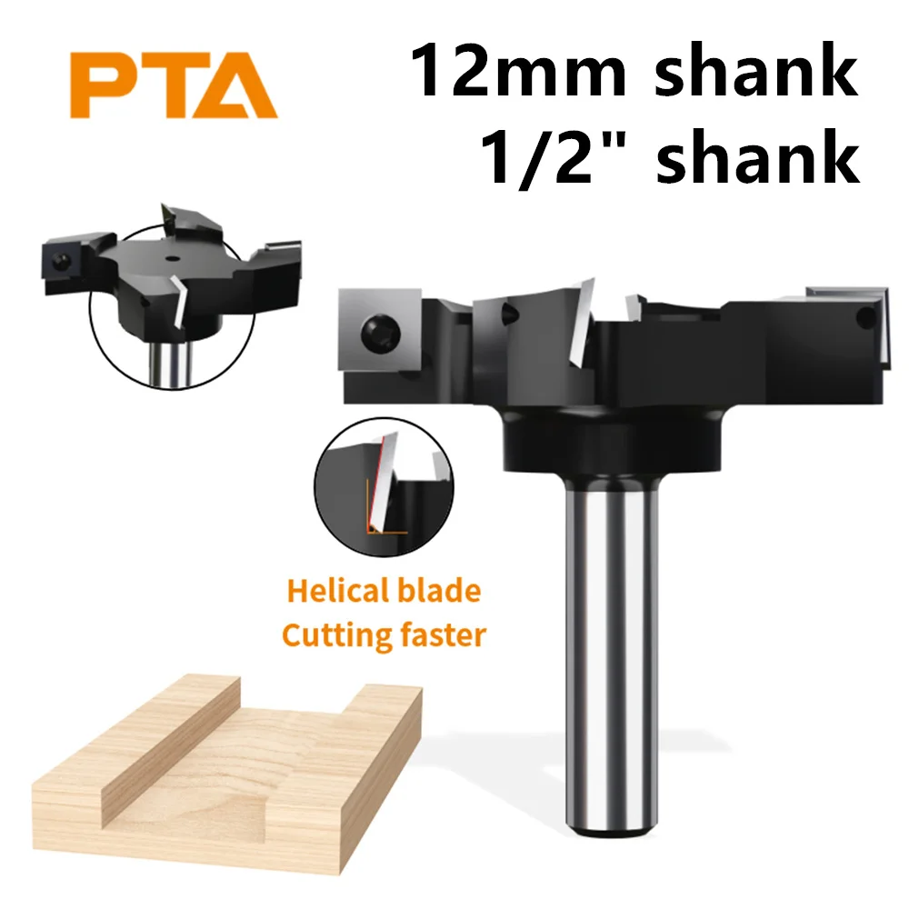 12mm 12.7mm "T" Type Slotting Cutter Bit Z4 Router Bit Woodworking Milling Cutter For Wood Bit Face Mill Carbide Cutter End Mill
12mm 12.7mm "T" Type Slotting Cutter Bit Z4 Router Bit Woodworking Milling Cutter For Wood Bit Face Mill Carbide Cutter End Mill